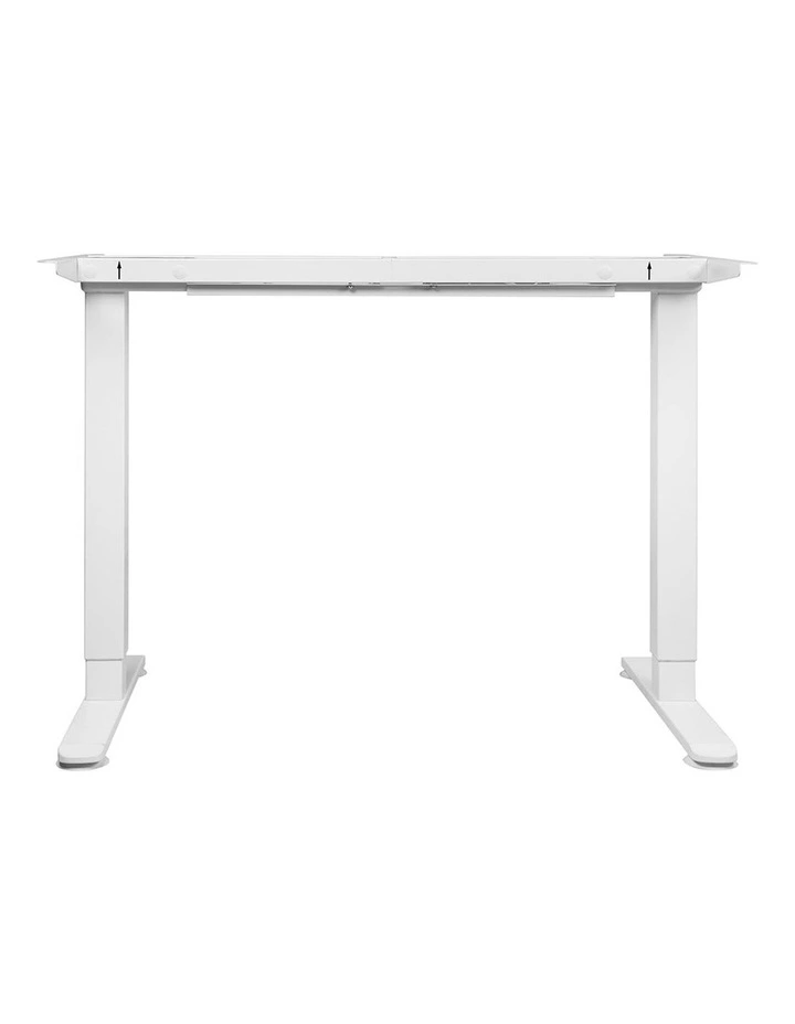 Motorised Standing Desk Frame in White