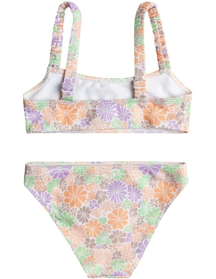 All About Sol Bralette Two Piece Bikini Set in White