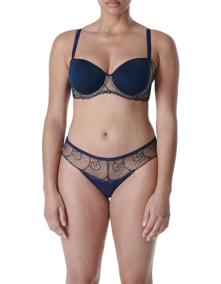 Reflet Bikini Brief in Midnight