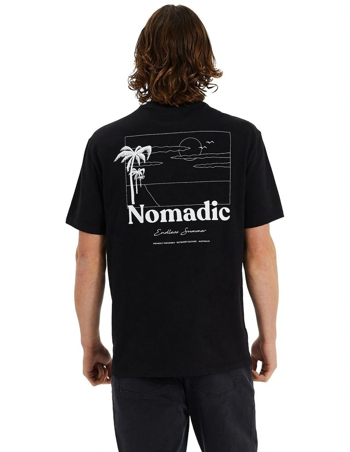 Innovator Relaxed Tee in Anthracite Black