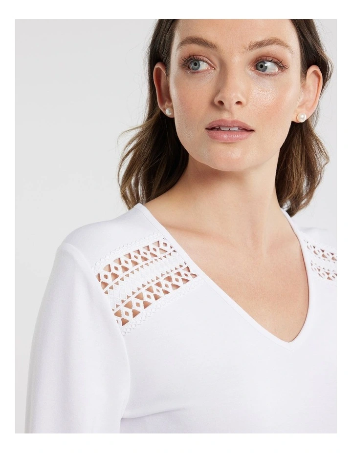 Julianna Top in Ivory