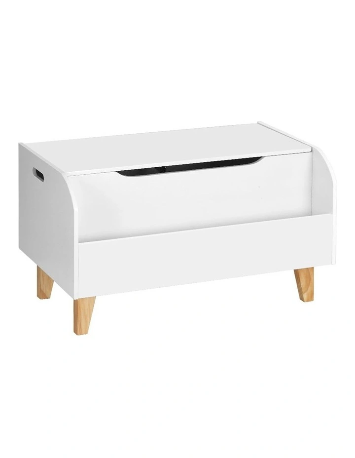 Toy Box Storage Chest in White