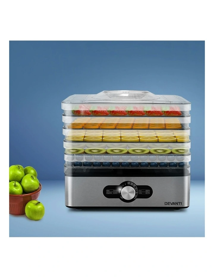 Stainless Steel Food Dehydrator 5 Trays