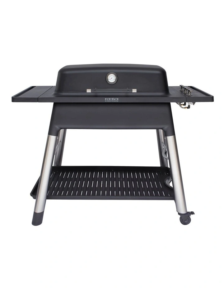 Furnace 3 Burner Hooded Gas BBQ With Stand Black HBG3B