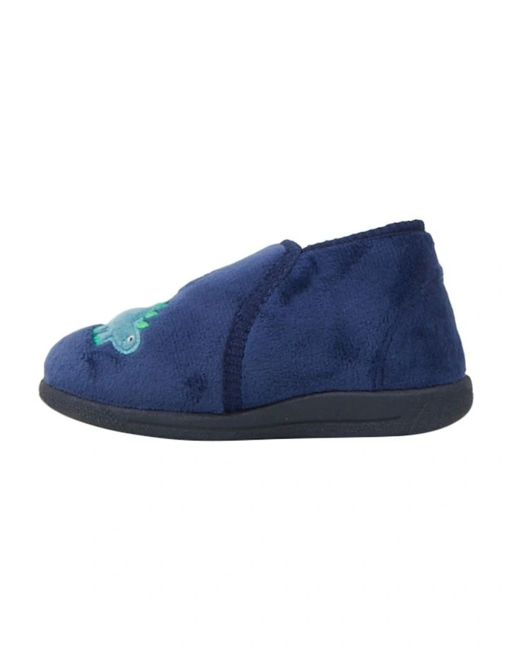 Dino Stomp Slippers in Navy