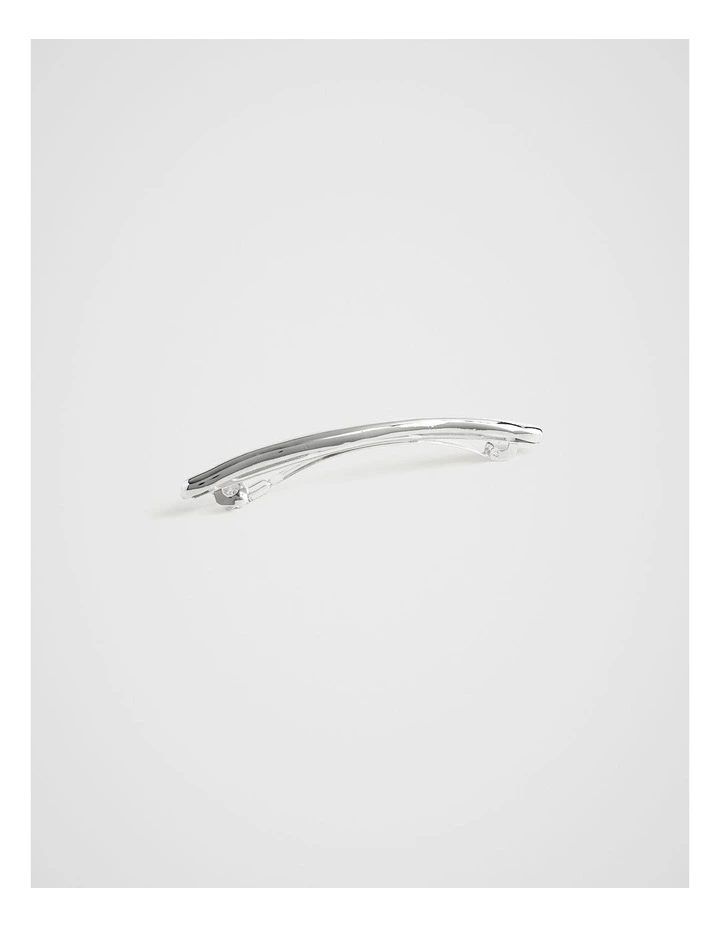 Metal Barrette in Silver