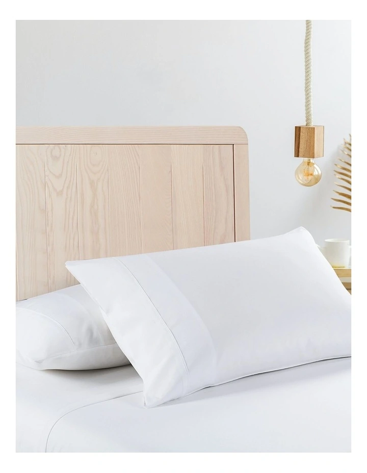 2000TC Bamboo Cooling Sheet Set in White