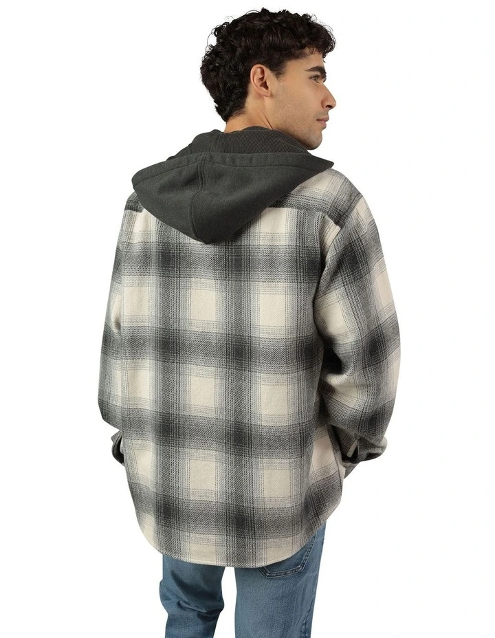Super Soft Hooded Flannel in Stone Harbor