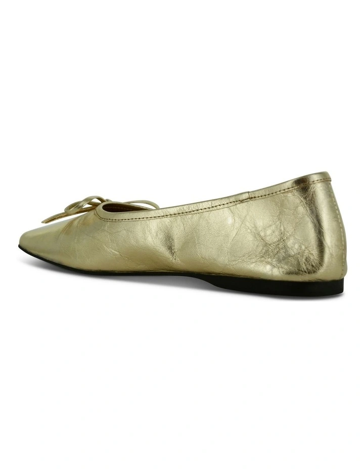 Becca II Flats in Chrome