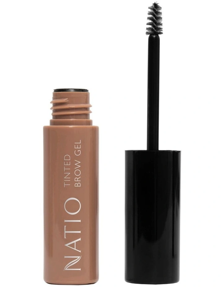 Natio Tinted Eyebrow Gel 8ml Dark Brown