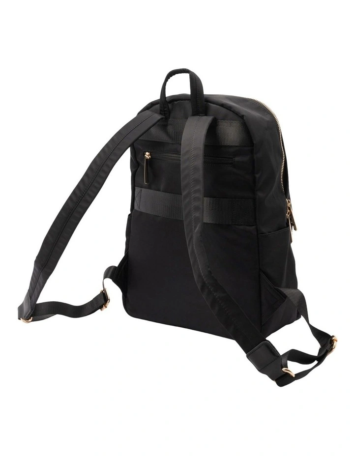 Eddy Quilted Backpack in Black