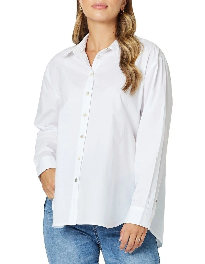 Poplin Shirt in White