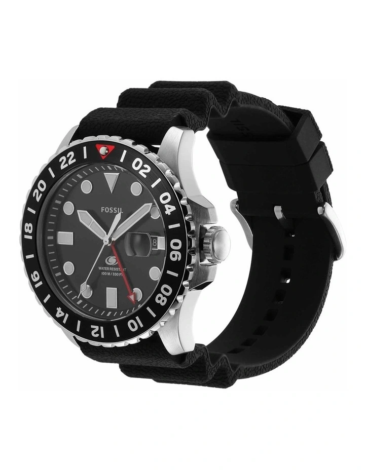 Blue Analogue FS6036 Watch in Black