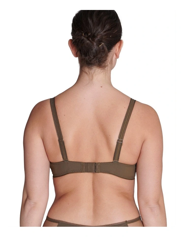 Amazone Full Cup Plunge Bra in Green