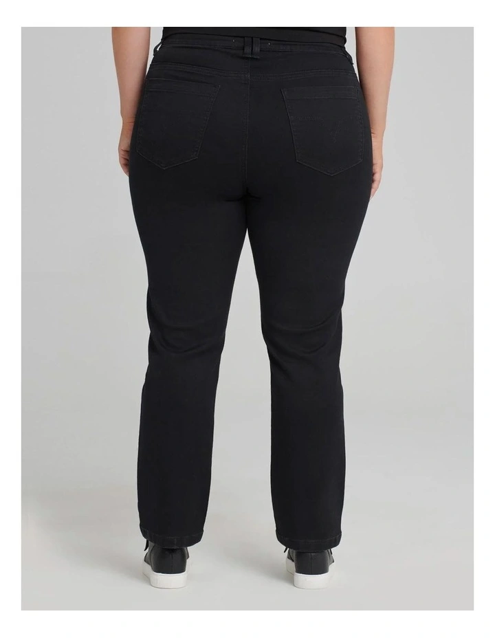The Petite Luxe Looker Jean in Black