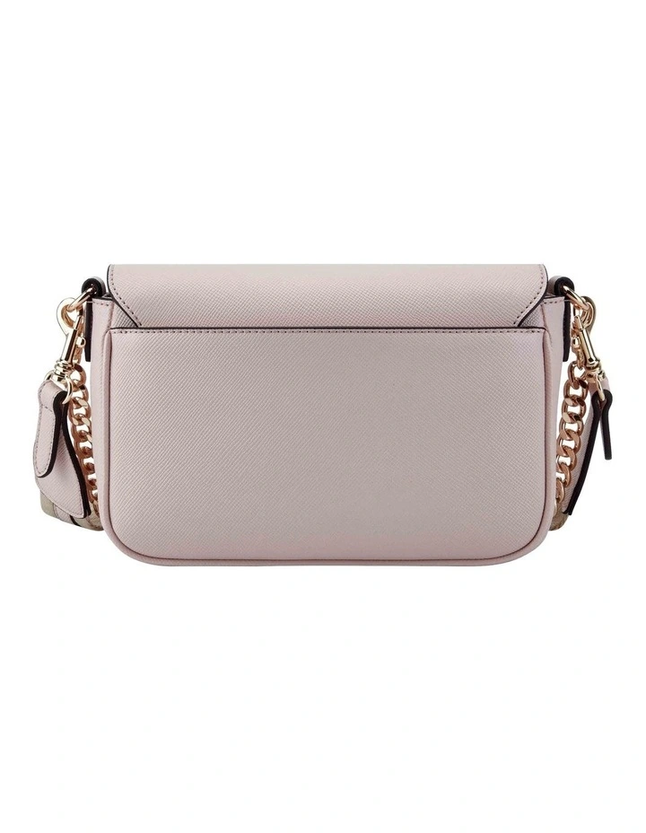 Zoie Crossbody Flap Bag in Black
