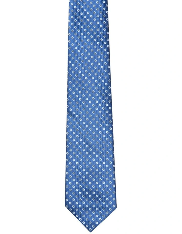 Floral Tie in Navy