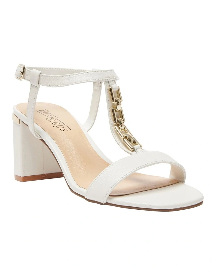 Unicorn Sandals in White Leather