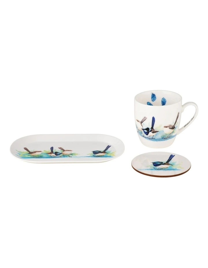 Katherine Castle Bird Life Gift Set Blue Wren