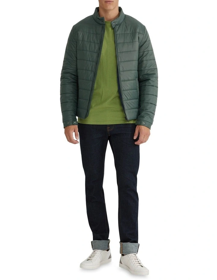 Beck Eco Filling Puffa Jacket in Green