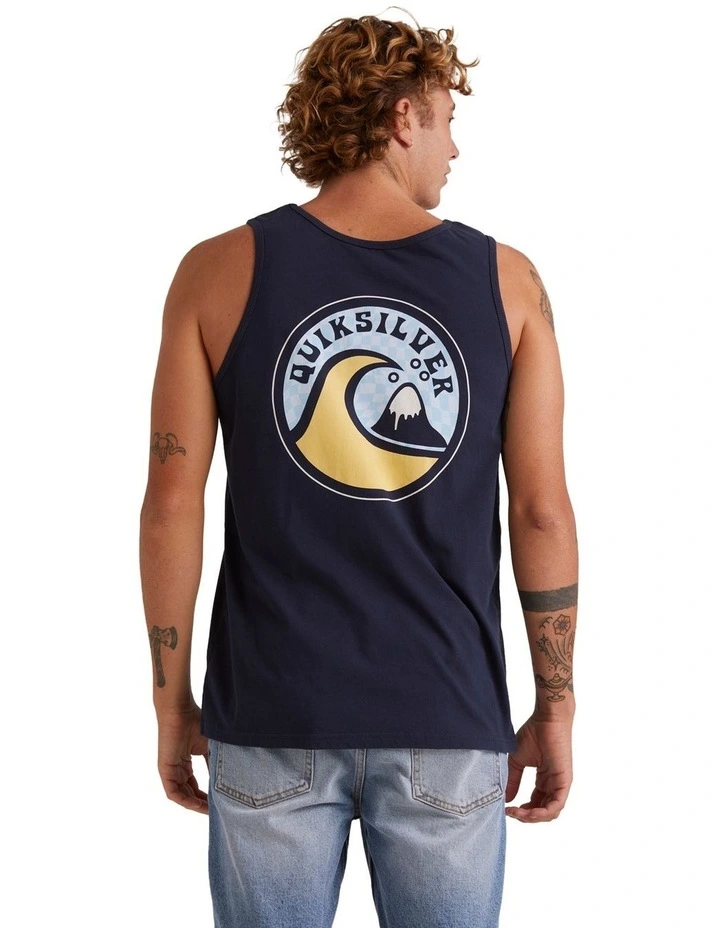 Feeling The Vibe Muscle Vest Top in Navy Blazer