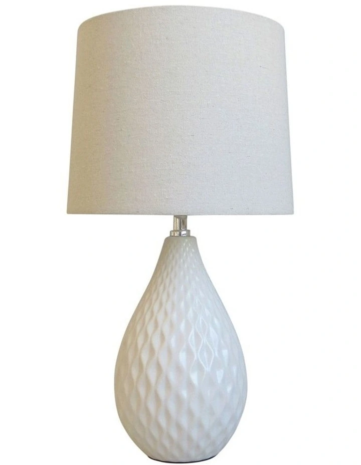 Danu Ceramic Table Lamp White