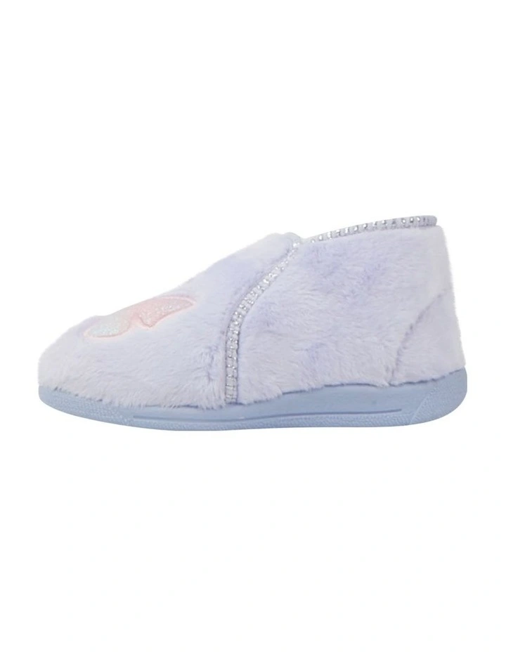 Butterfly Sparkle Slippers in Lilac