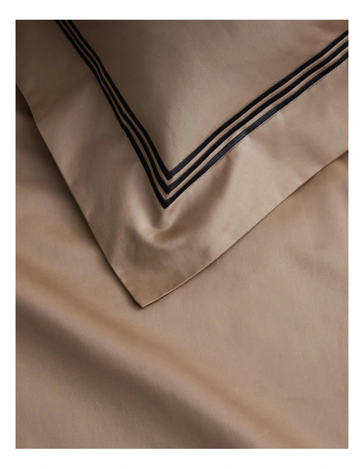 Palais Lux Tailored Quilt Cover in Mocha