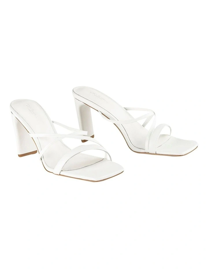 Classic White Nappa Heels