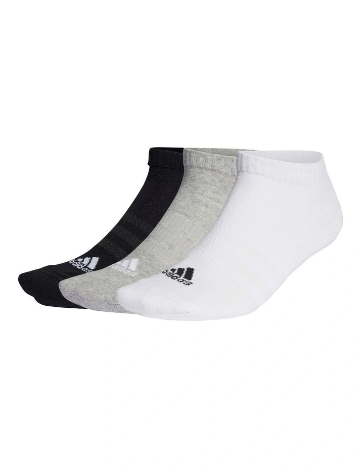 Low Cut Sock 3 Pack in Grey Multi