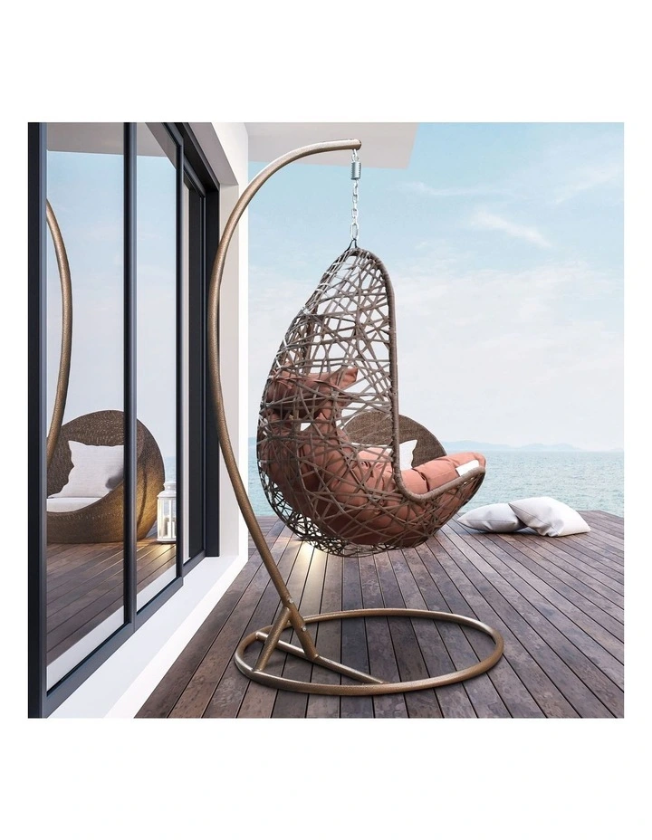 Egg Chair Brown and Coffee