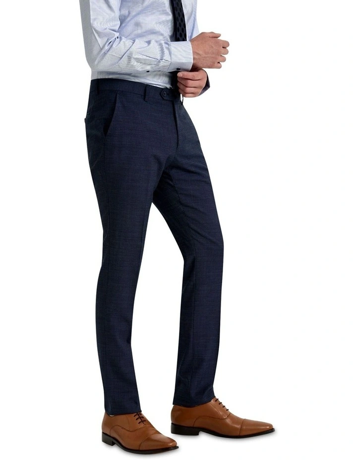 Auden Wool Stretch Suit Trousers in Blue