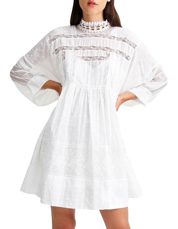 Unforgettable Oversized Lace Mini Dress
