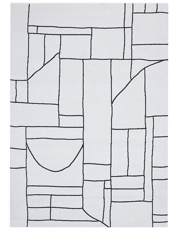 Paradise Fluer Rug in White