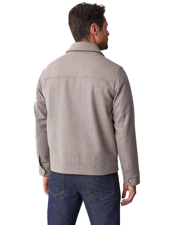 Fitzroy Zip Harrington in Taupe