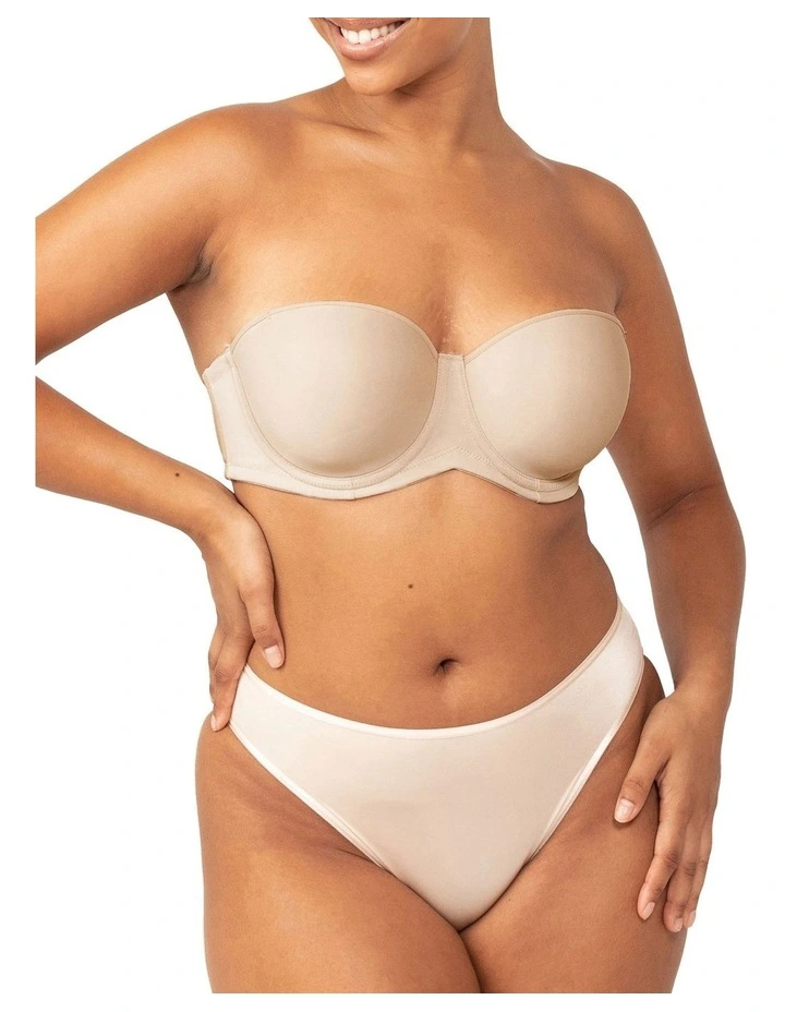 Beautiful Silhouette Strapless Bra in Nude