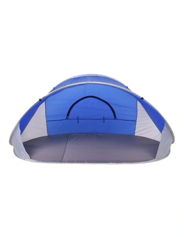 Portable 4 Person Pop Up Camping Beach Tent in Blue