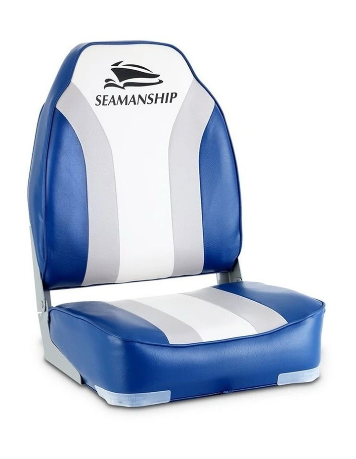 Seamanship Folding Boat Seats Set Of 2 In Blue