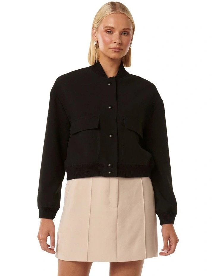 Miranda Bomber Jacket in Black