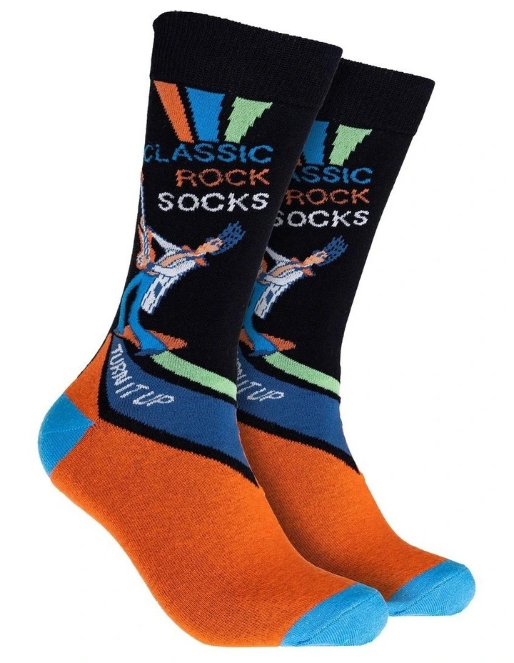 Cotton Classic Rock Socks in Black