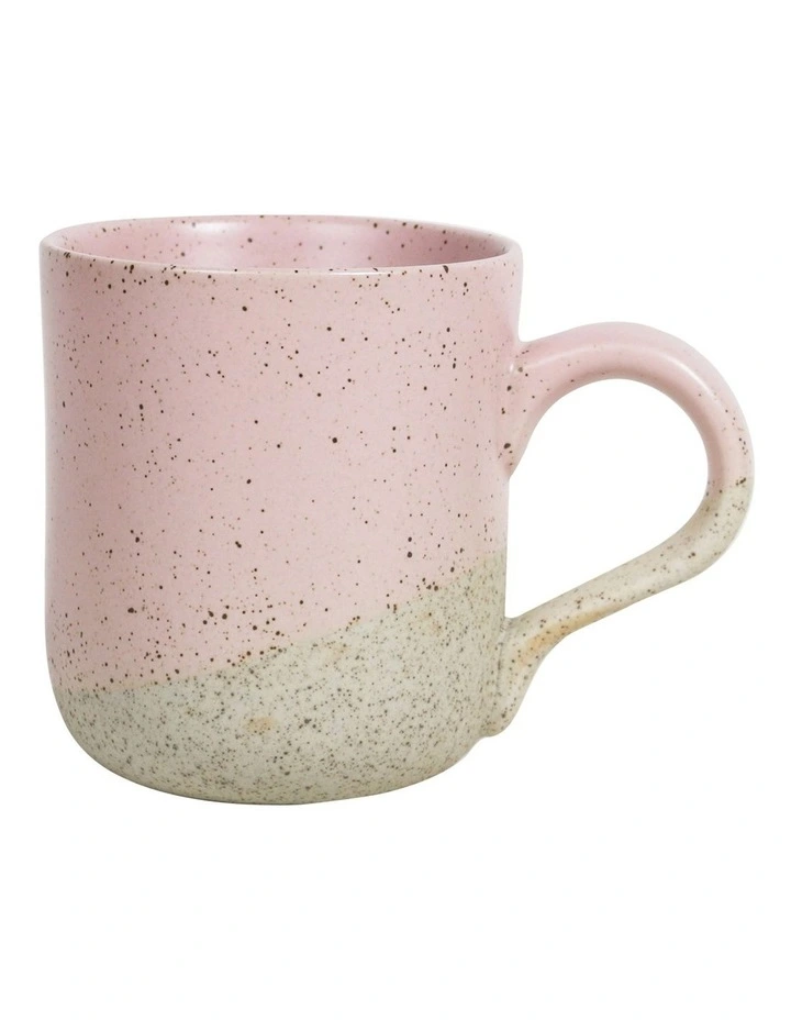 Solace Mug With Reactive Glaze in Pink Clay
