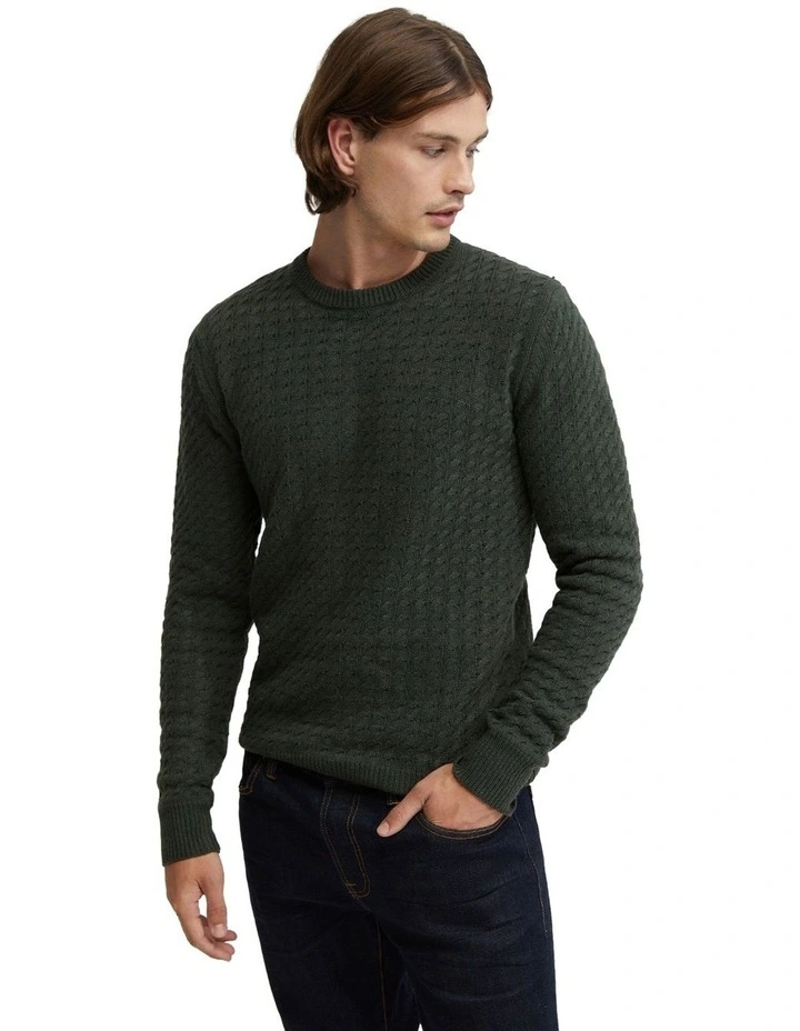 Otto Cable Knit in Green