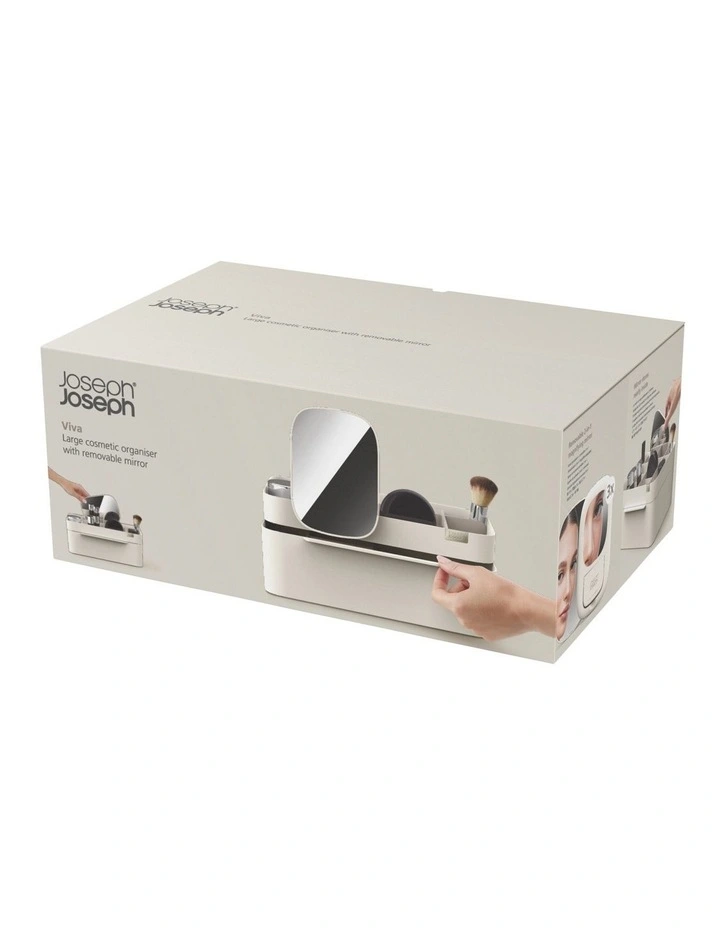 Viva Large Cosmetic Organiser With Removable Mirror Organiser