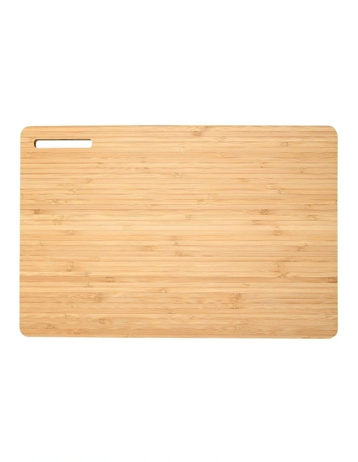 Evergreen Tri-Ply Bamboo Board With Phone Holder 45x30cm in Natural