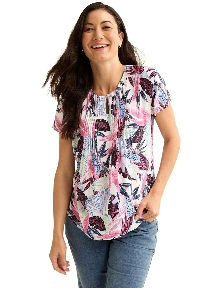 Tia Blouse in Ink