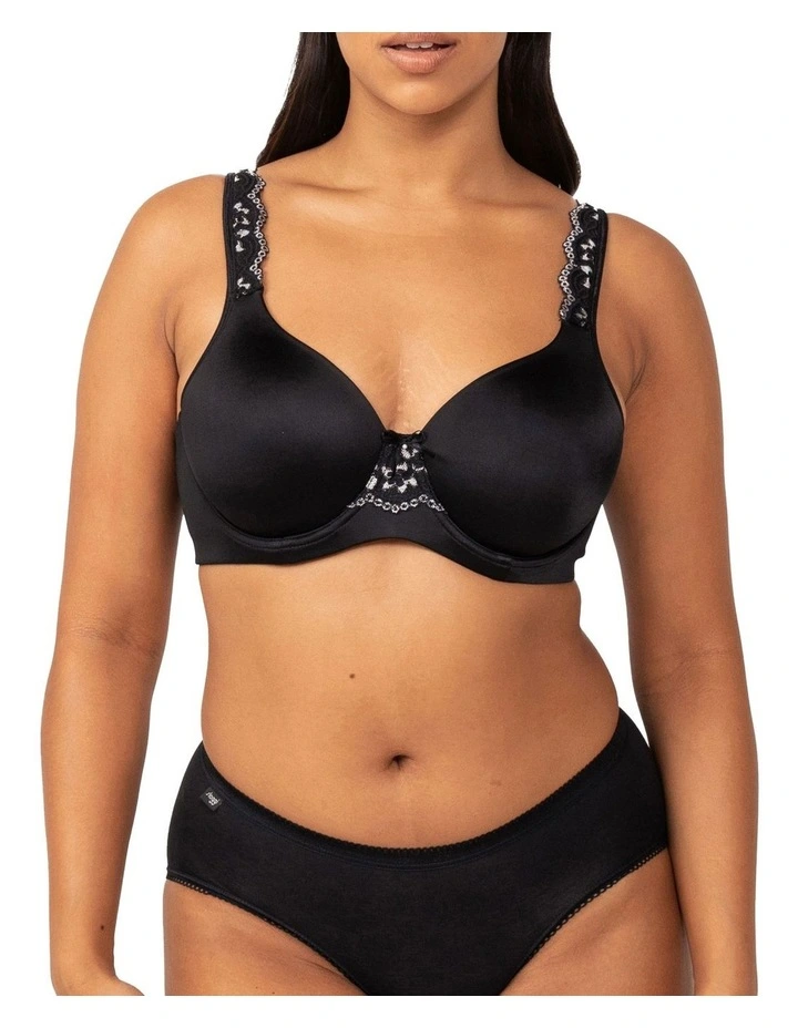 Gorgeous Silhouette T-shirt Bra in Black
