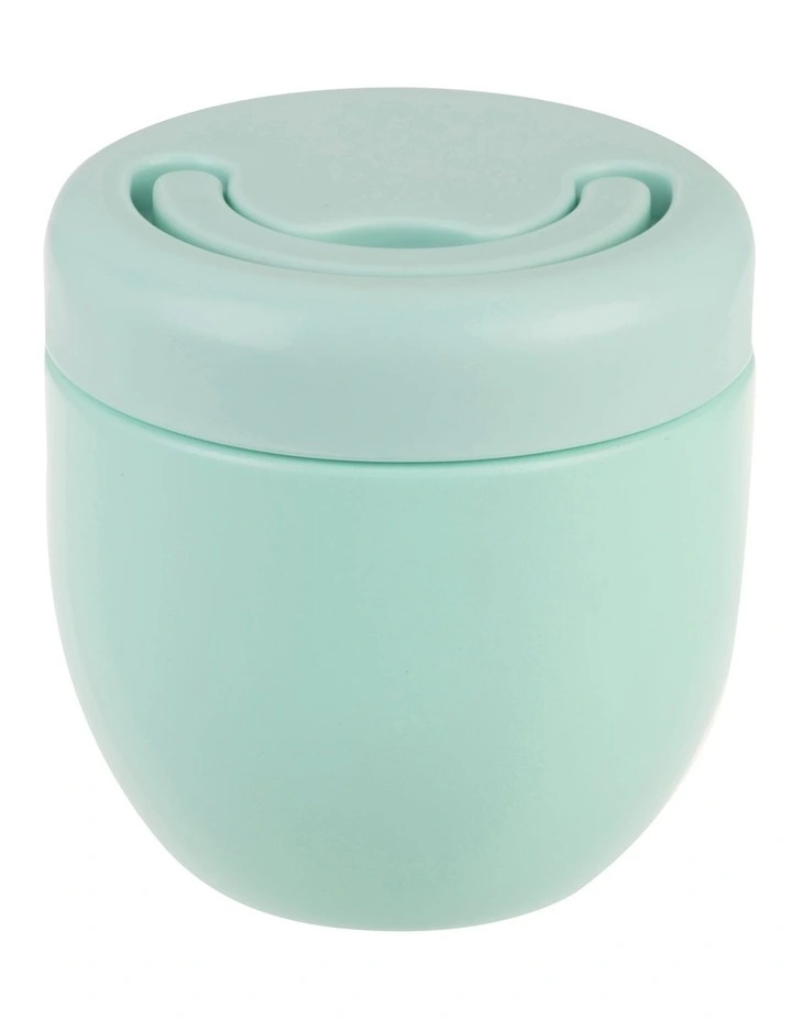 Stainless Steel Double Wall Insulated Food Pod 470ml in Mint