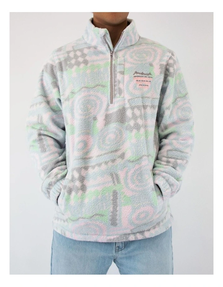 Polar Fleece Sweatshirt in Multi