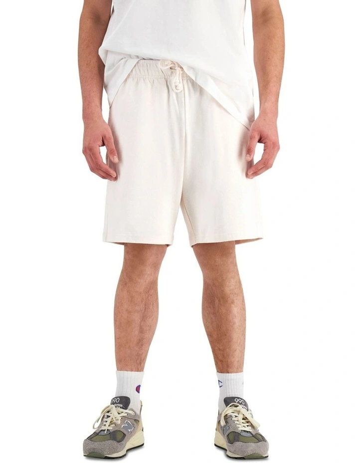 Heavyweight Jersey Shorts in Milkcap