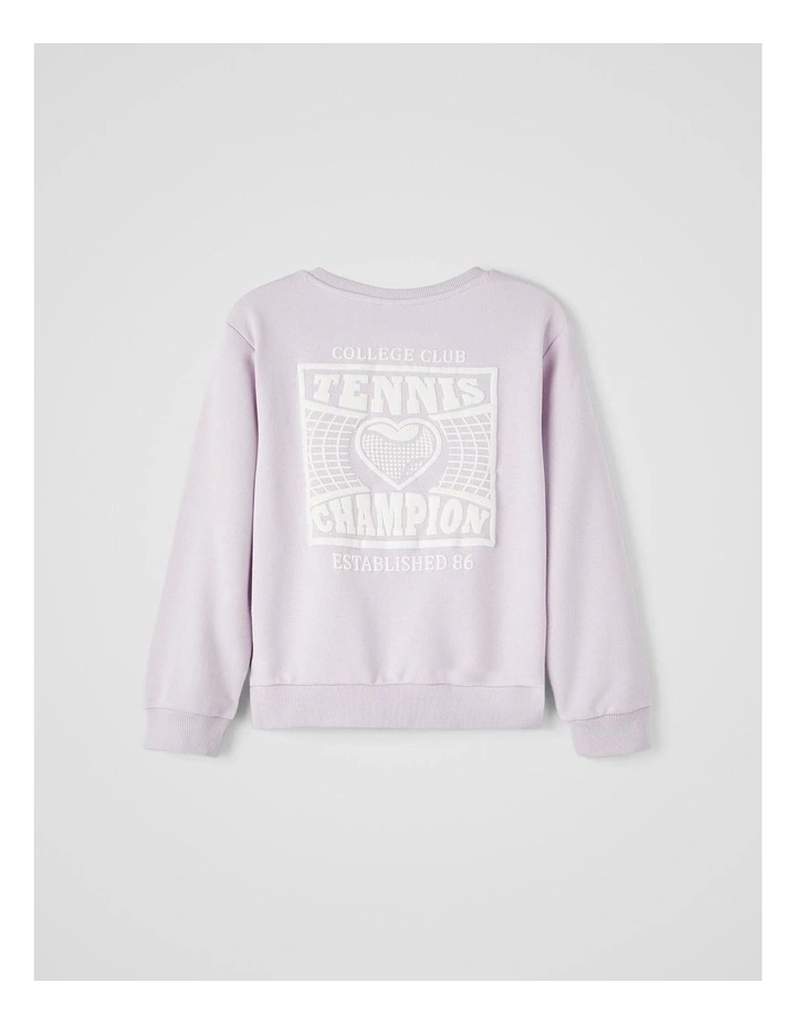 Kennis Loose Sweat Top in Orchid Hush